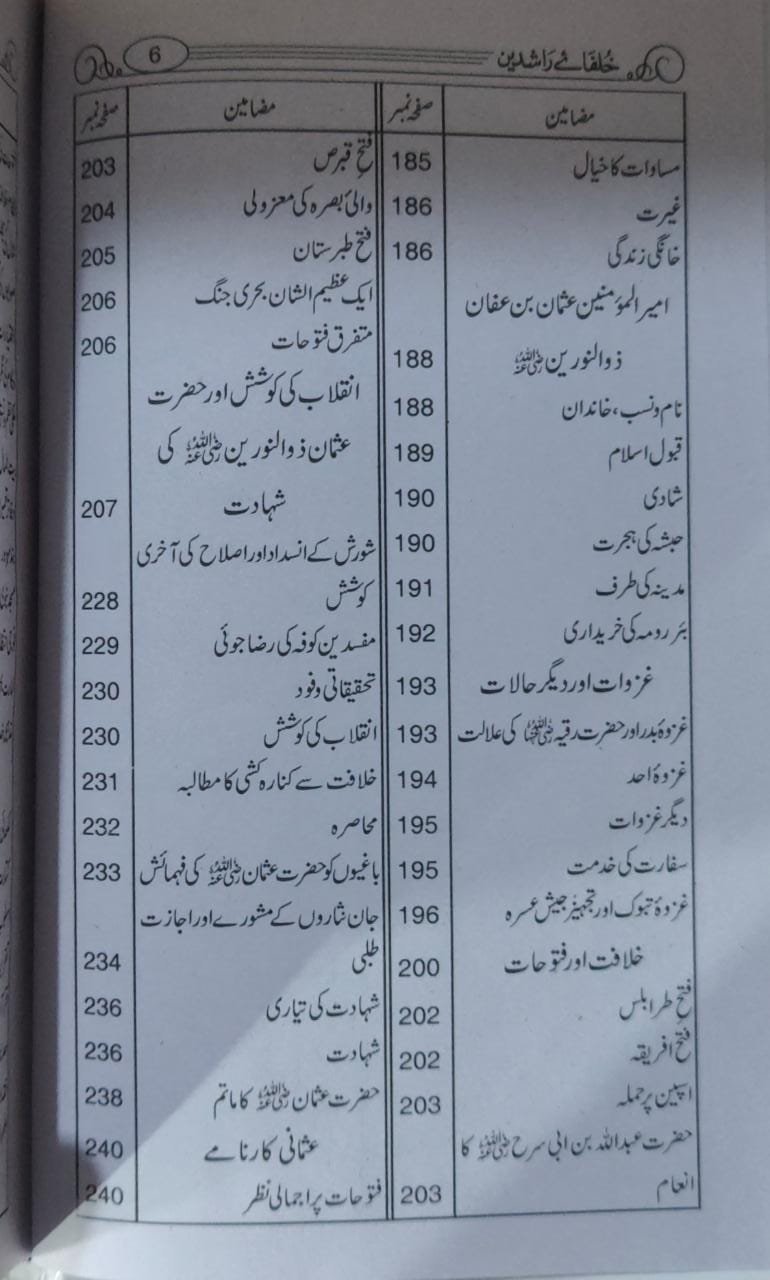 Khulfa e Rashdeen (Simple Edition) خلفائے راشدیں (لوکل کاغذ)
