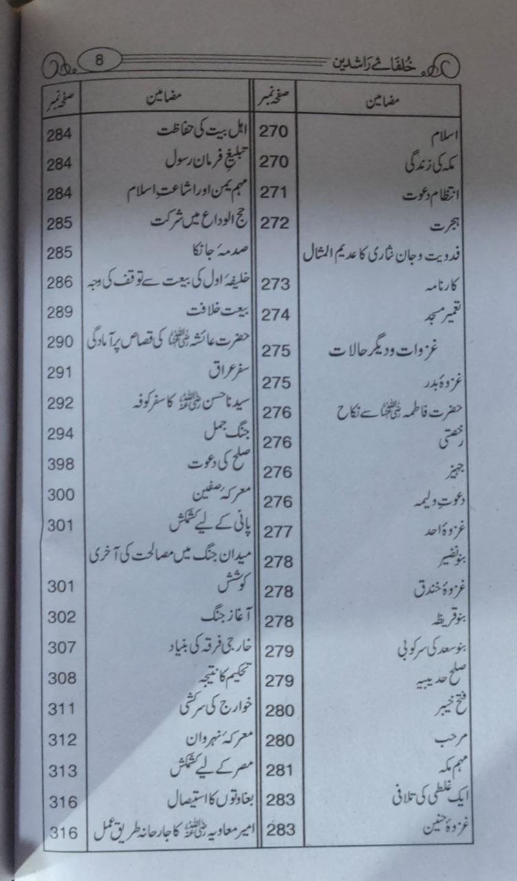 Khulfa e Rashdeen (Simple Edition) خلفائے راشدیں (لوکل کاغذ)