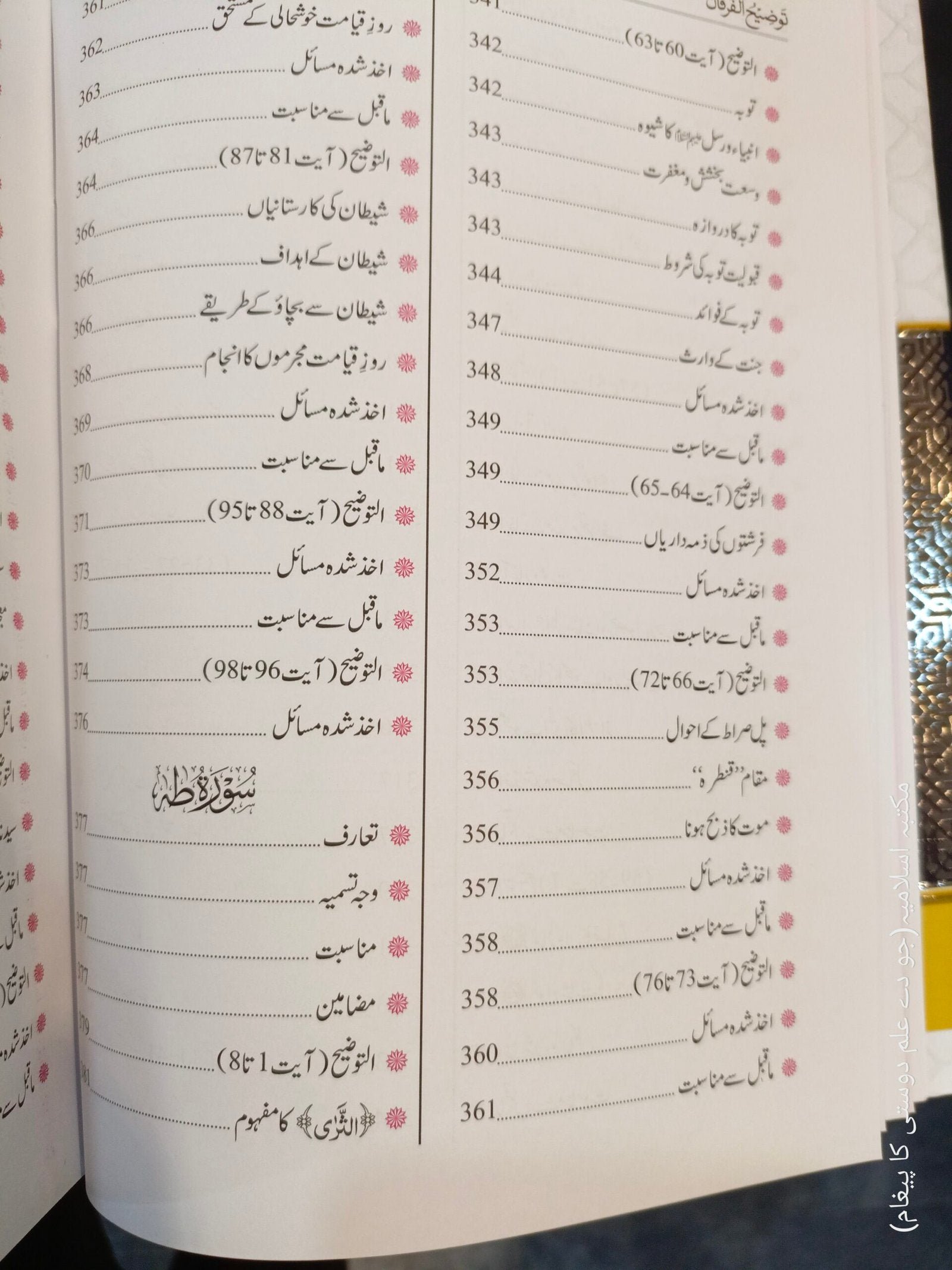Tozeeh-Ul-Furqan (VOl 4)توضیح الفرقان(جلد نمبر 4 )