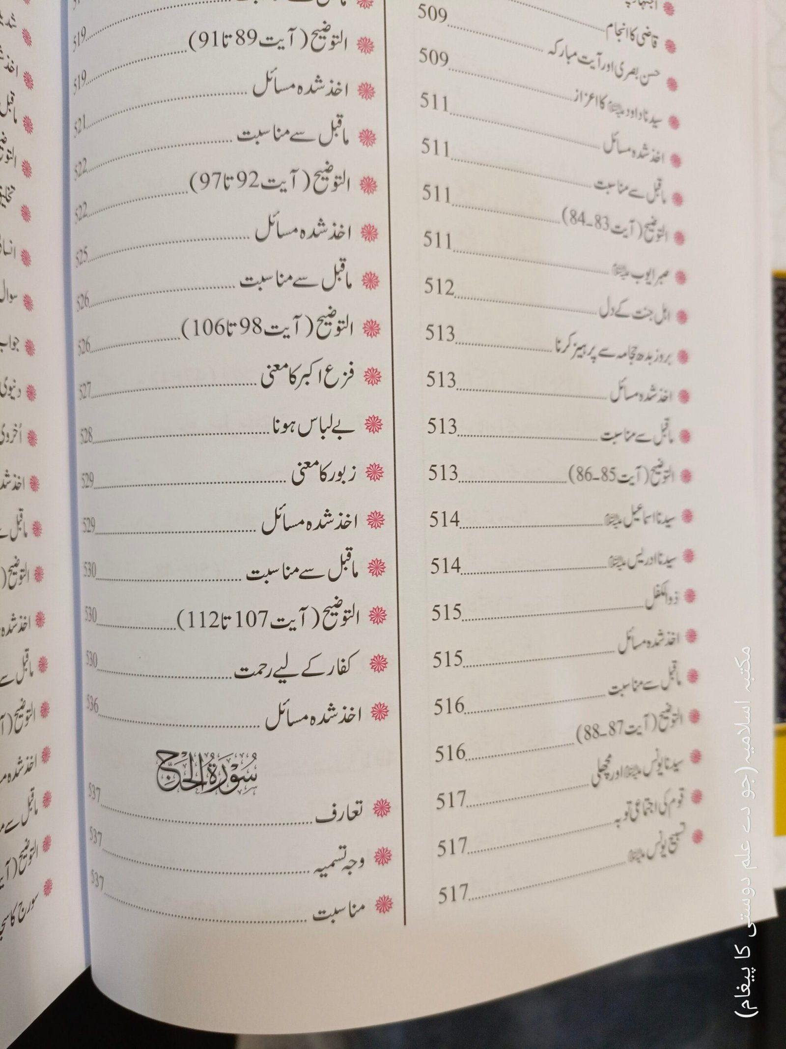 Tozeeh-Ul-Furqan (VOl 4)توضیح الفرقان(جلد نمبر 4 )