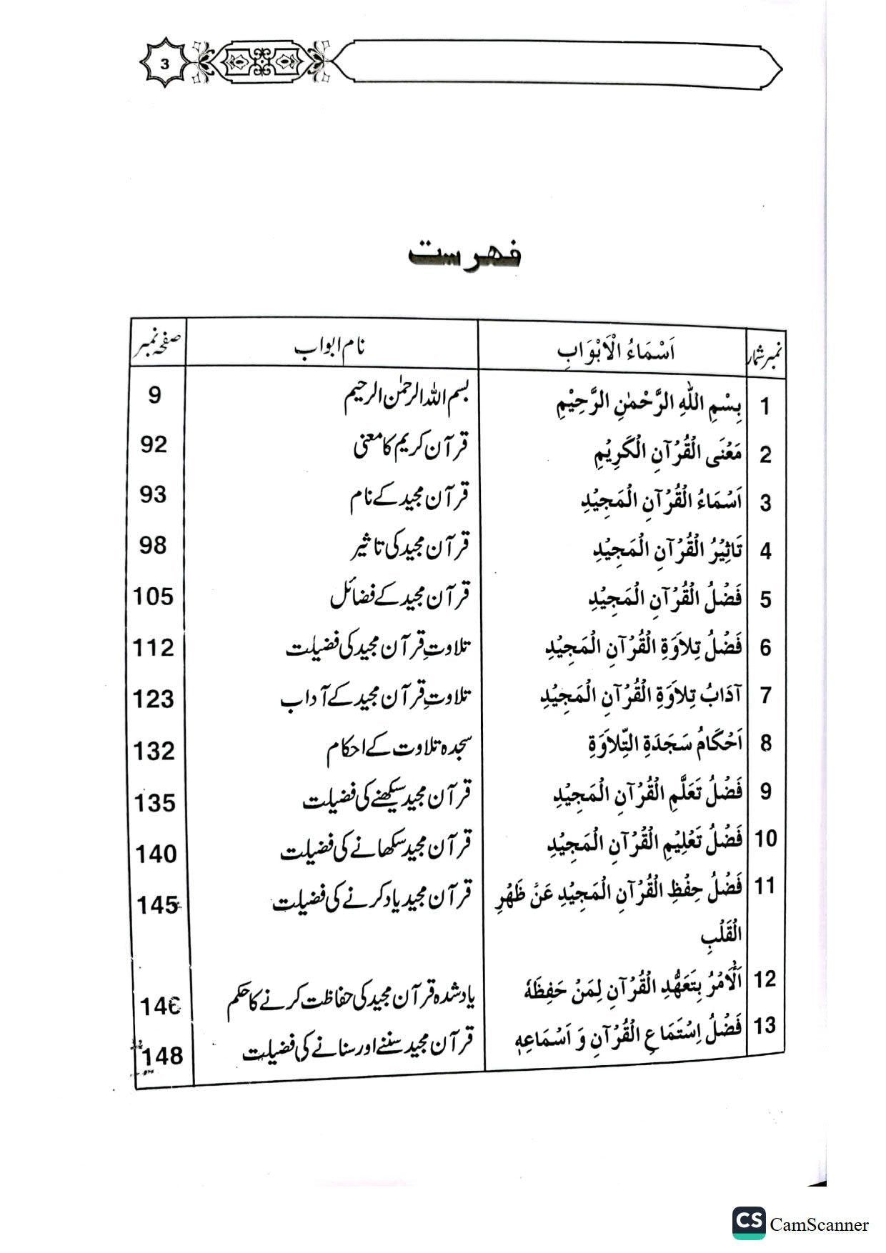 Fazail Quran Majeedفضائل قرآن مجید
