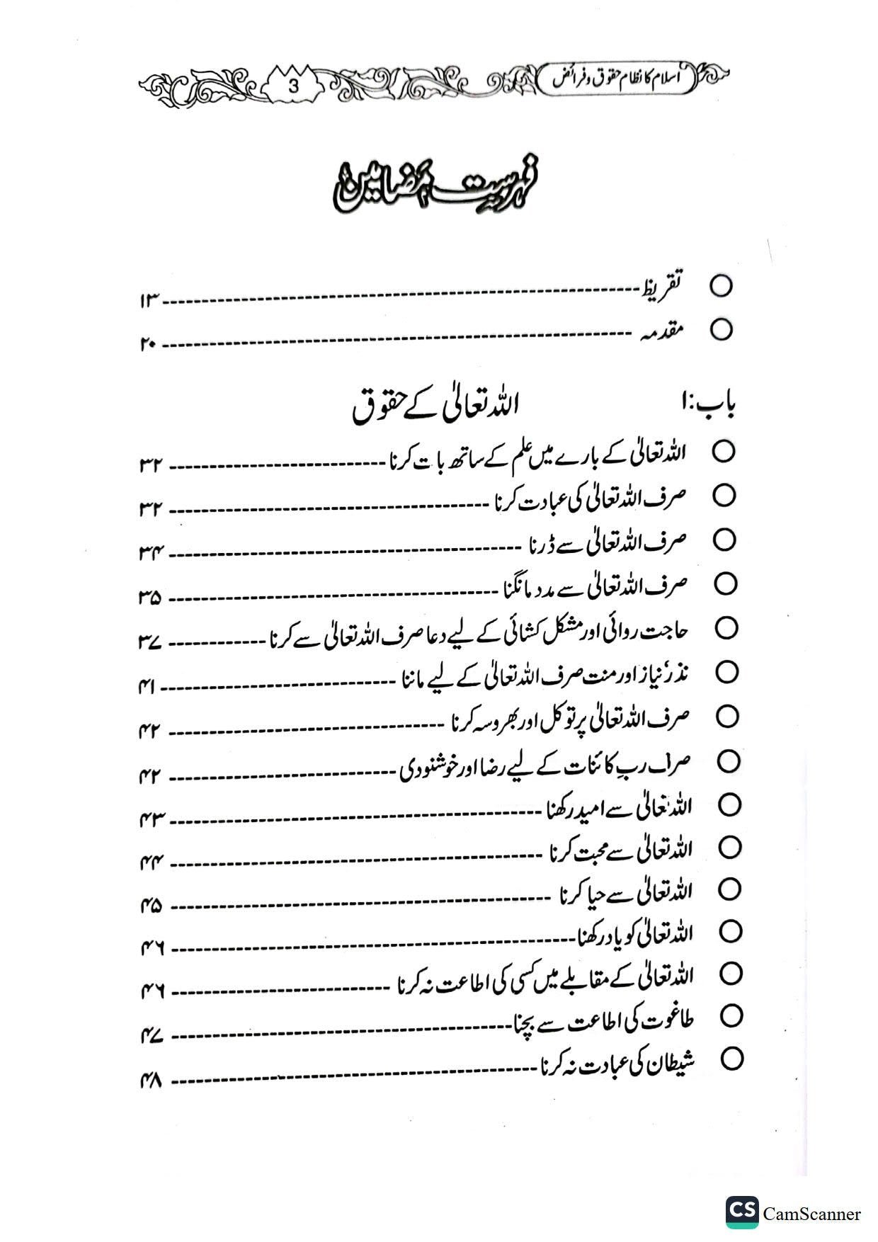 Islam Ka Nazam E Haqooq O Faraizاسلام کا نظام حقوق و فرائض
