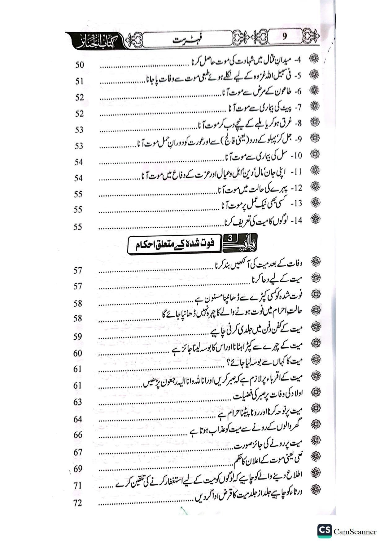 Janazay ki kitabجنازہ کی کتاب